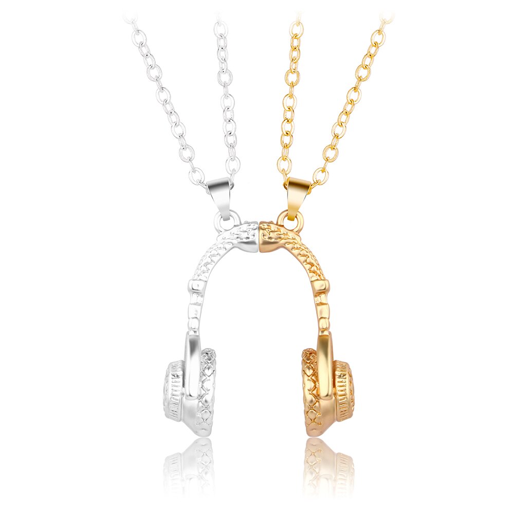 Headset Couple Necklace Magnet Necklaces Personalized Creative jewelry - MERGE.DAY.1.FREESTYLE