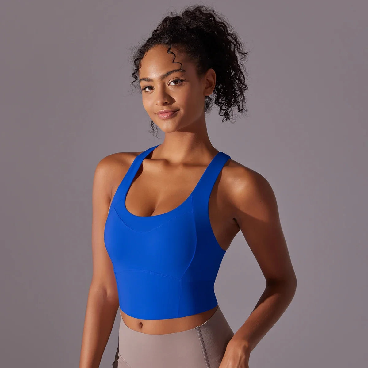 Nylon Sexy Women's Sports Bra Top Women Tight Elastic Gym Sport Yoga Bras - MERGE.DAY.1.FREESTYLE
