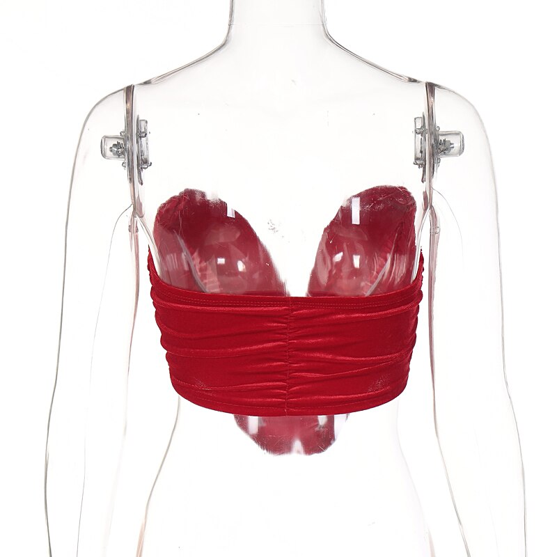 Sleeveless Slash Neck Draped Crop Top Solid Elegant Shirt - MERGE.DAY.1.FREESTYLE