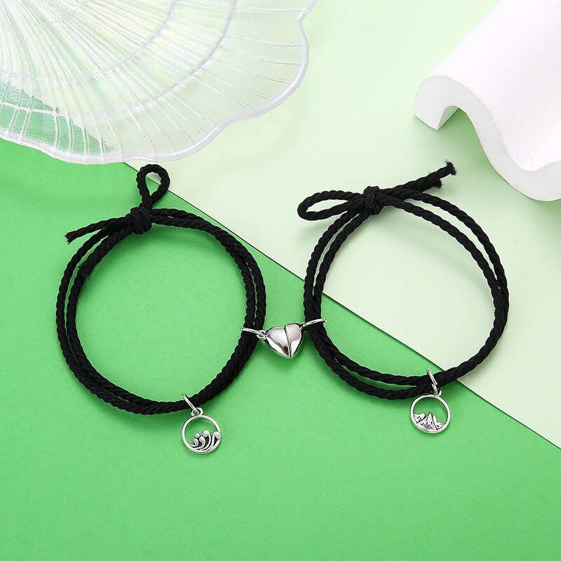 Magnet Paired Couple Bracelet For Lovers Distance Bracelet For Women Men - MERGE.DAY.1.FREESTYLE