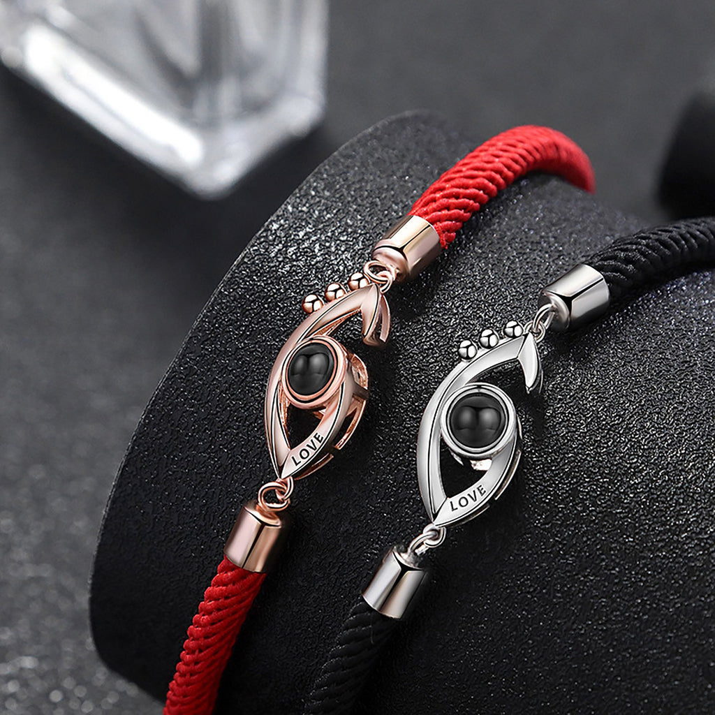 Customizable Photo EyesCircle Photo Bracelet Personalized Custom Photo Couple Bracelet - MERGE.DAY.1.FREESTYLE