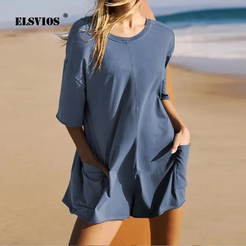 Solid Color Backless Wide-leg Tracksuit Streetwear Female Jumpsuits - MERGE.DAY.1.FREESTYLE