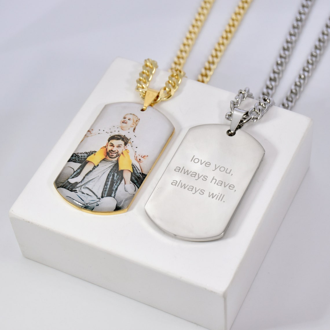Custom Photo Necklace Picture Pendant Name Memory Jewelry - MERGE.DAY.1.FREESTYLE
