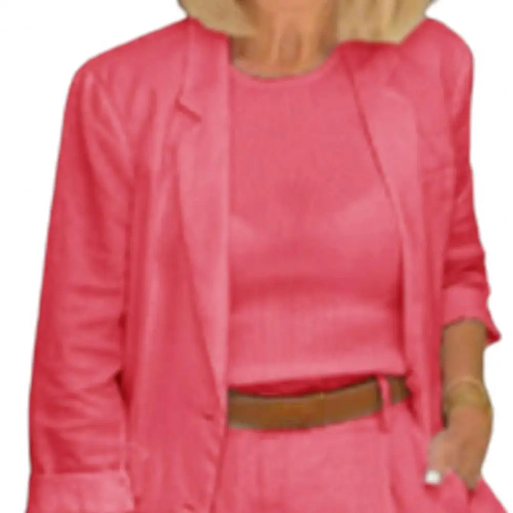 Summer Fashion Solid Color Two Piece Set - MERGE.DAY.1.FREESTYLE