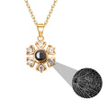 Snow projection necklace with customizable photos Projection Necklace - MERGE.DAY.1.FREESTYLE