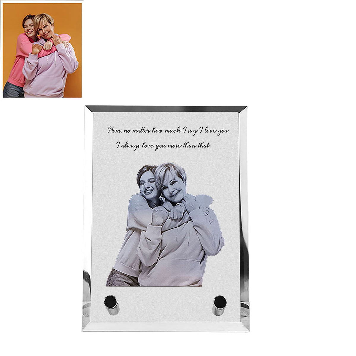 Customized Crystal Family Lovers Photo Album Image Laser Photo Frame - MERGE.DAY.1.FREESTYLE