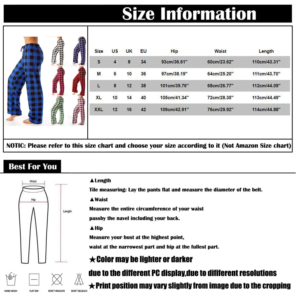 Women Christmas Pajama pants Autumn Winter Plaid Printed Pants - MERGE.DAY.1.FREESTYLE