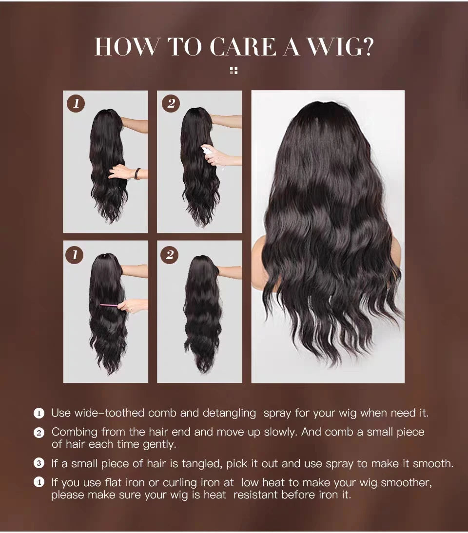 EASIHAIR Medium Length Wavy Blonde Synthetic Wig With Bangs For Women Natural Wigs Hair Heat Resistant Daily Party Cosplay Use - MERGE.DAY.1.FREESTYLE