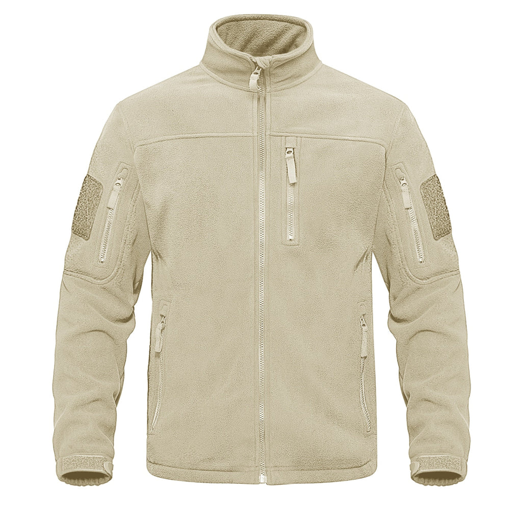 Full Zip Up Tactical Army Fleece Jacket Military Thermal Warm Outwear Windbreaker - MERGE.DAY.1.FREESTYLE