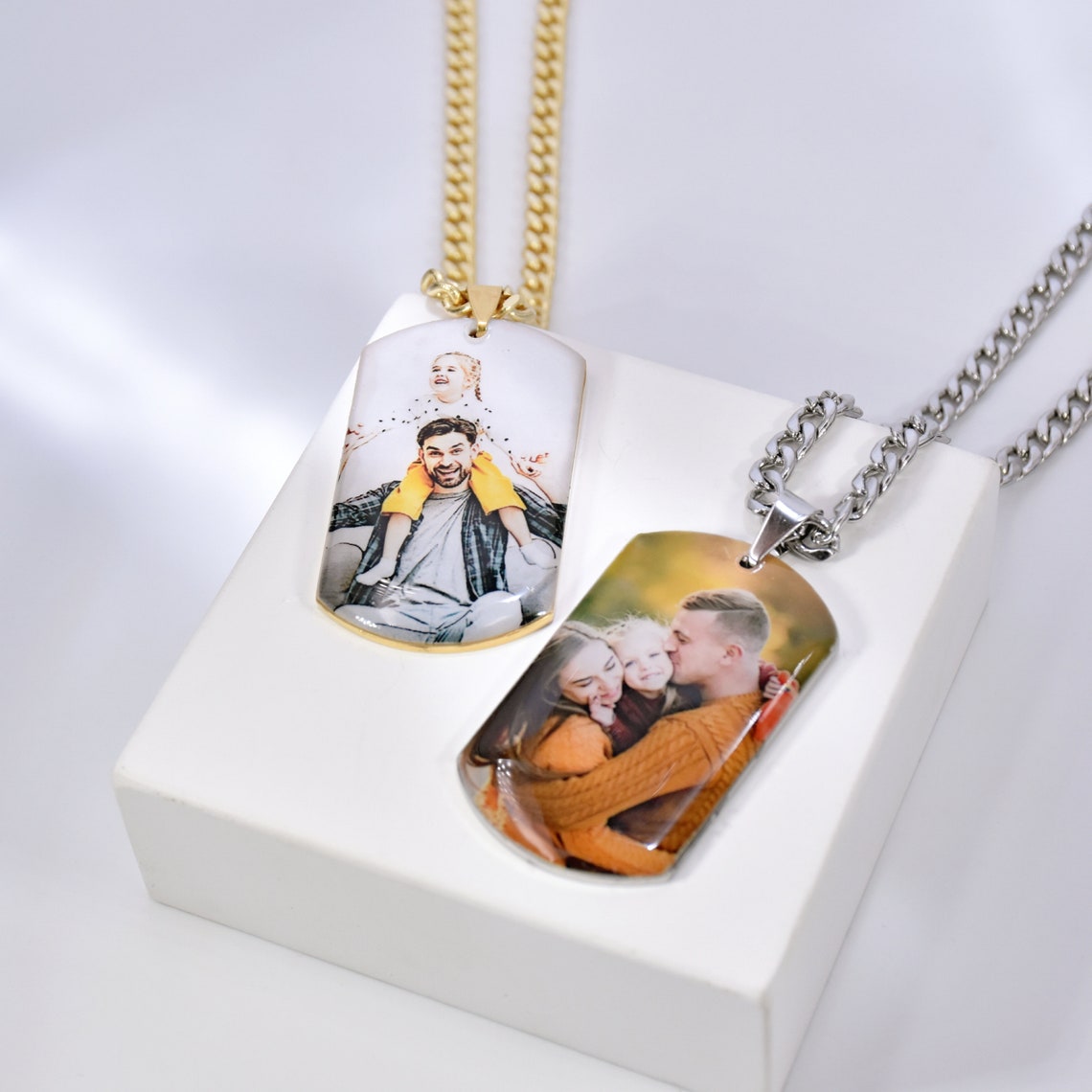 Custom Photo Necklace Picture Pendant Name Memory Jewelry - MERGE.DAY.1.FREESTYLE