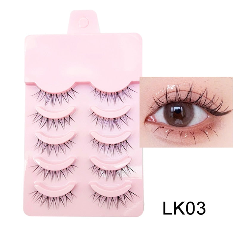 Manga Lashes Soft Natural Eyelashes Thick False Eyelashes - MERGE.DAY.1.FREESTYLE