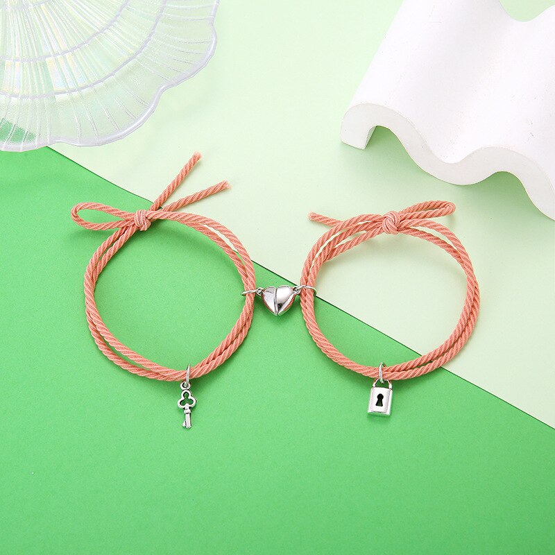 Magnet Paired Couple Bracelet For Lovers Distance Bracelet For Women Men - MERGE.DAY.1.FREESTYLE