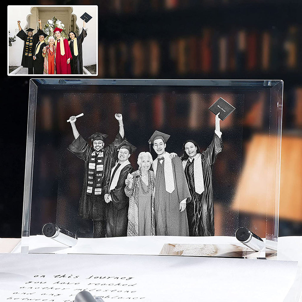 Customized Crystal Family Lovers Photo Album Image Laser Photo Frame - MERGE.DAY.1.FREESTYLE