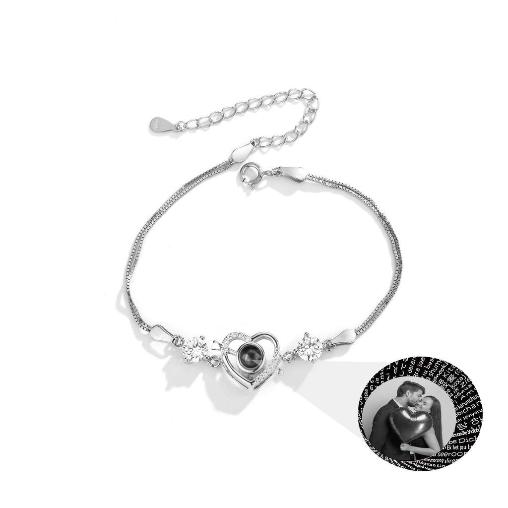 Customized photo Cupid love projection bracelet Personalized Memorial Bracelets - MERGE.DAY.1.FREESTYLE