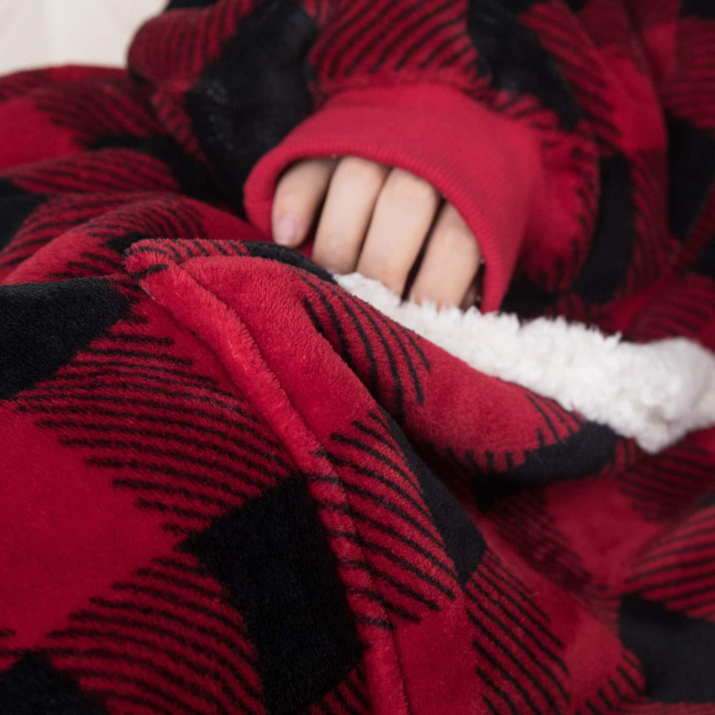 Sudadera con capucha extragrande de invierno para mujer, manta con capucha de forro polar de franela