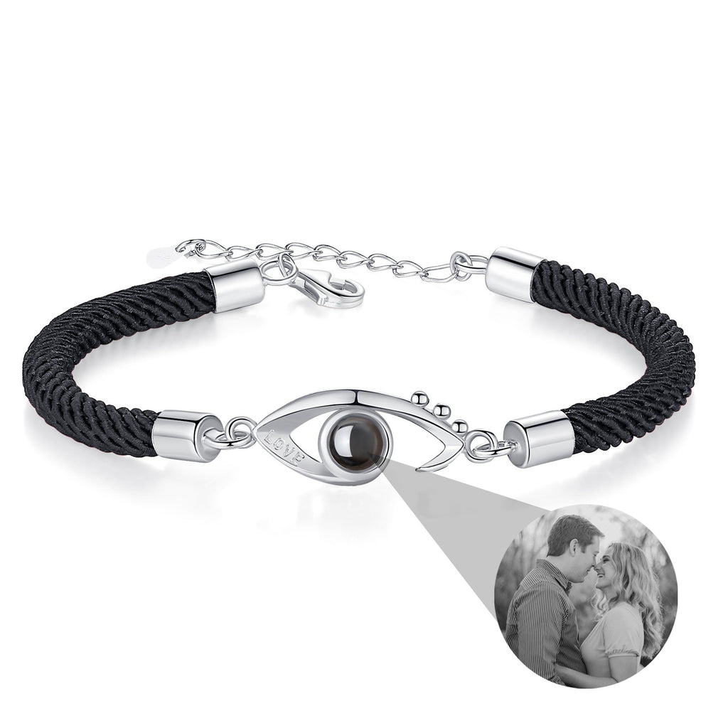 Customizable Photo EyesCircle Photo Bracelet Personalized Custom Photo Couple Bracelet - MERGE.DAY.1.FREESTYLE