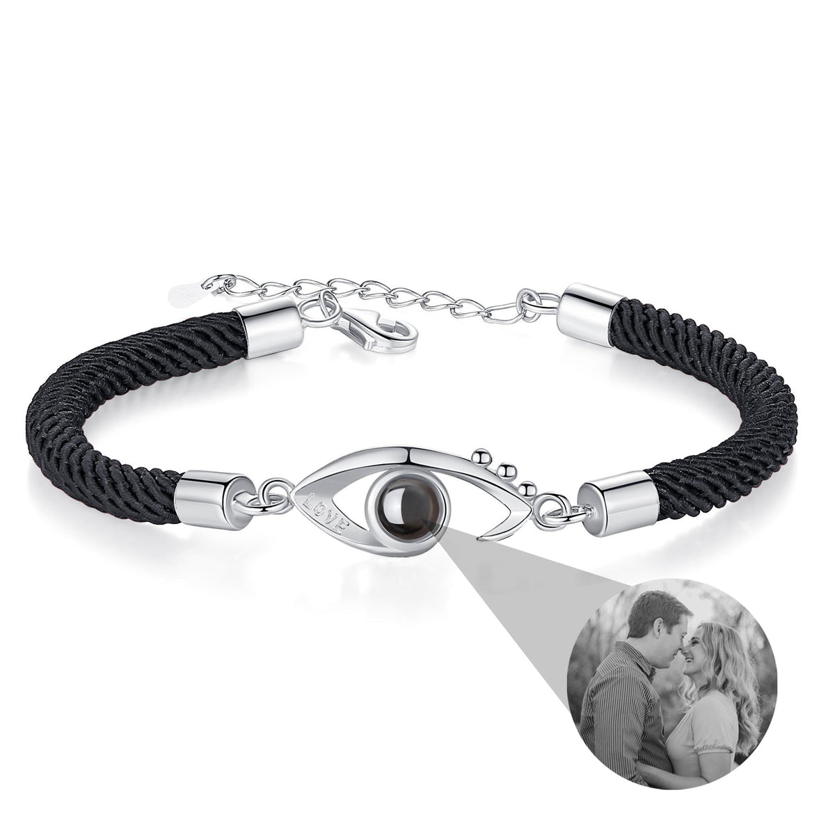 Customizable Photo EyesCircle Photo Bracelet Personalized Custom Photo Couple Bracelet - MERGE.DAY.1.FREESTYLE