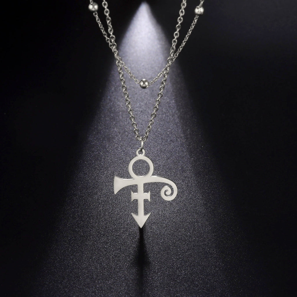 Guitar Memorial Love Symbol Pendant Necklace Le Petit Prince Necklaces - MERGE.DAY.1.FREESTYLE