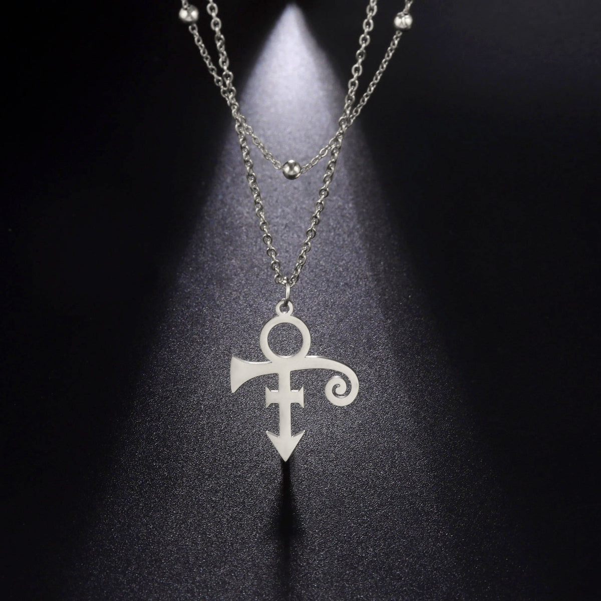 Guitar Memorial Love Symbol Pendant Necklace Le Petit Prince Necklaces - MERGE.DAY.1.FREESTYLE