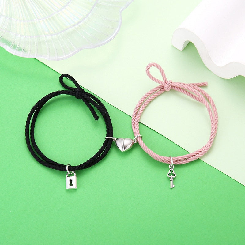 Magnet Paired Couple Bracelet For Lovers Distance Bracelet For Women Men - MERGE.DAY.1.FREESTYLE