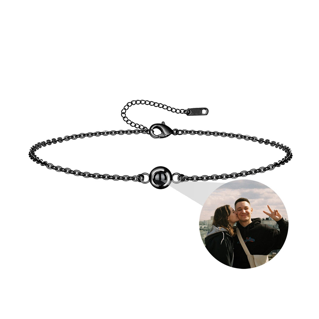 Customizable Photo Titanium Steel Woven Bracelet is About Color Projection Photos - MERGE.DAY.1.FREESTYLE
