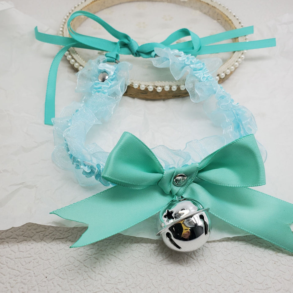 Bowknot Dark Girl Black Lace Choker Necklace Harajuku Punk Gothic Loli Cute Collar - MERGE.DAY.1.FREESTYLE