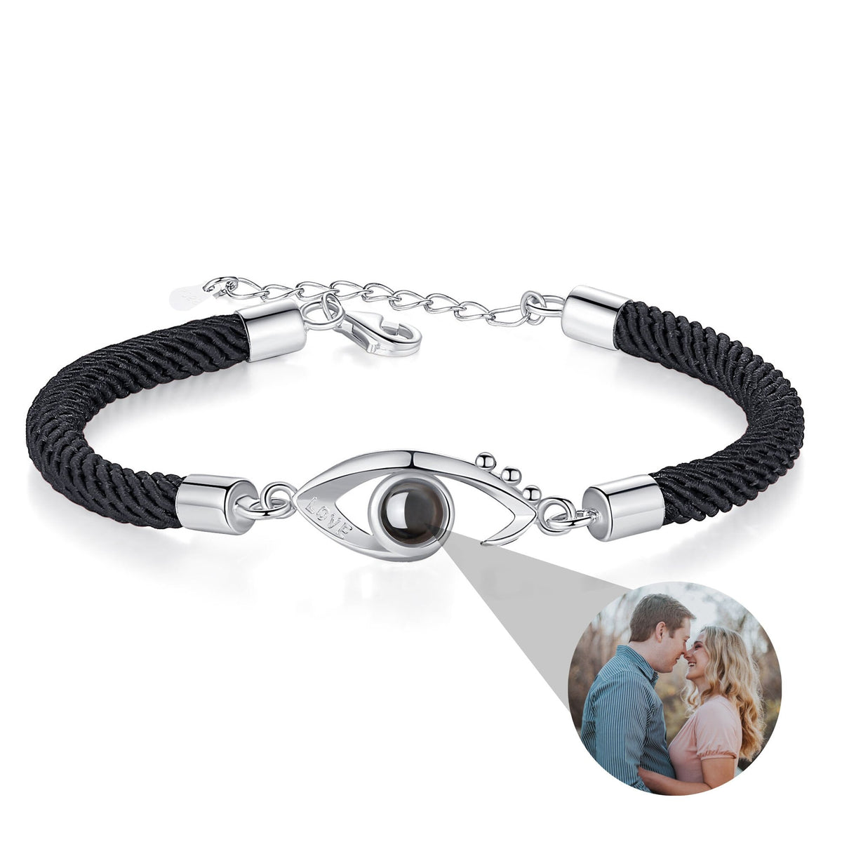 Customizable Photo EyesCircle Photo Bracelet Personalized Custom Photo Couple Bracelet - MERGE.DAY.1.FREESTYLE