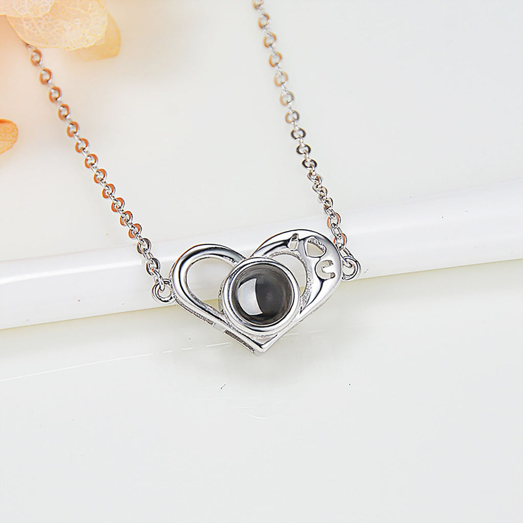 Love projection necklace with customizable photos memory of love Valentin - MERGE.DAY.1.FREESTYLE