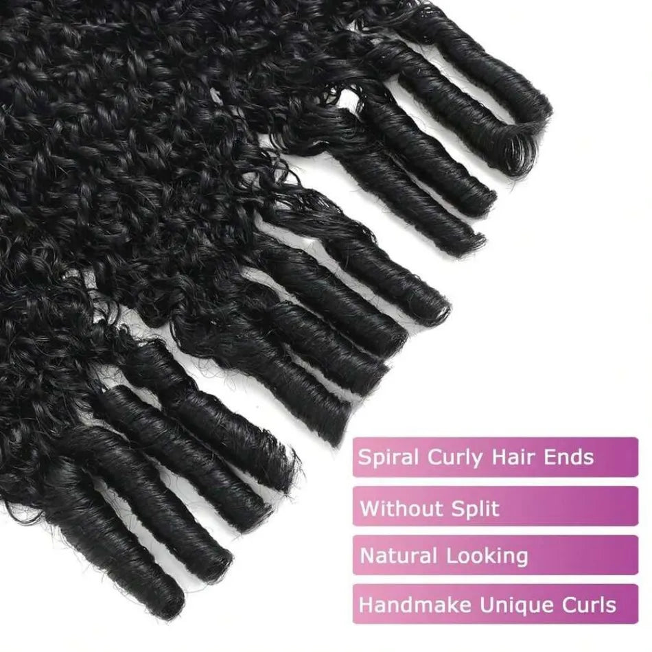 12A Burmese Curly Bundles Human Hair 18 20 22 24 Inch Unprocessed Virgin Hair Deep Wave Bundles With Spiral Curls Ends Water Wave Human Hair Bundles For Black Women Natural Color - MERGE.DAY.1.FREESTYLE