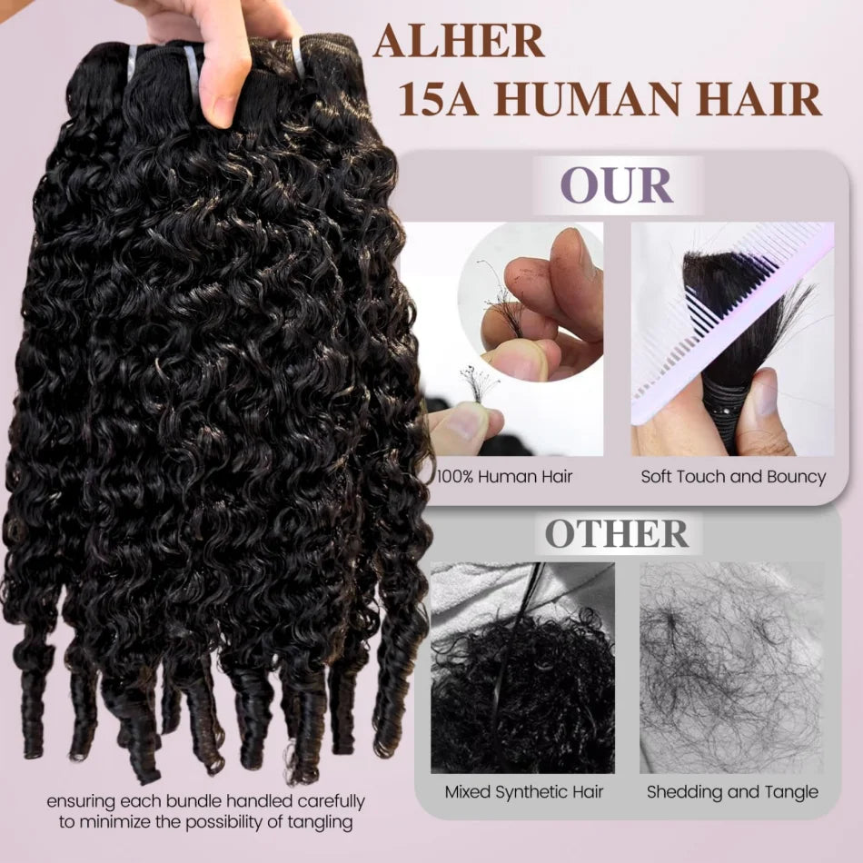 12A Burmese Curly Bundles Human Hair 18 20 22 24 Inch Unprocessed Virgin Hair Deep Wave Bundles With Spiral Curls Ends Water Wave Human Hair Bundles For Black Women Natural Color - MERGE.DAY.1.FREESTYLE