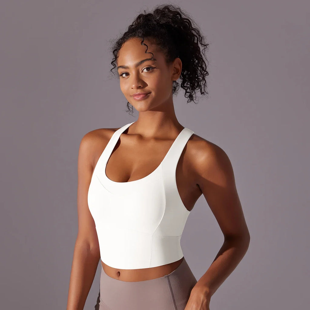 Nylon Sexy Women's Sports Bra Top Women Tight Elastic Gym Sport Yoga Bras - MERGE.DAY.1.FREESTYLE