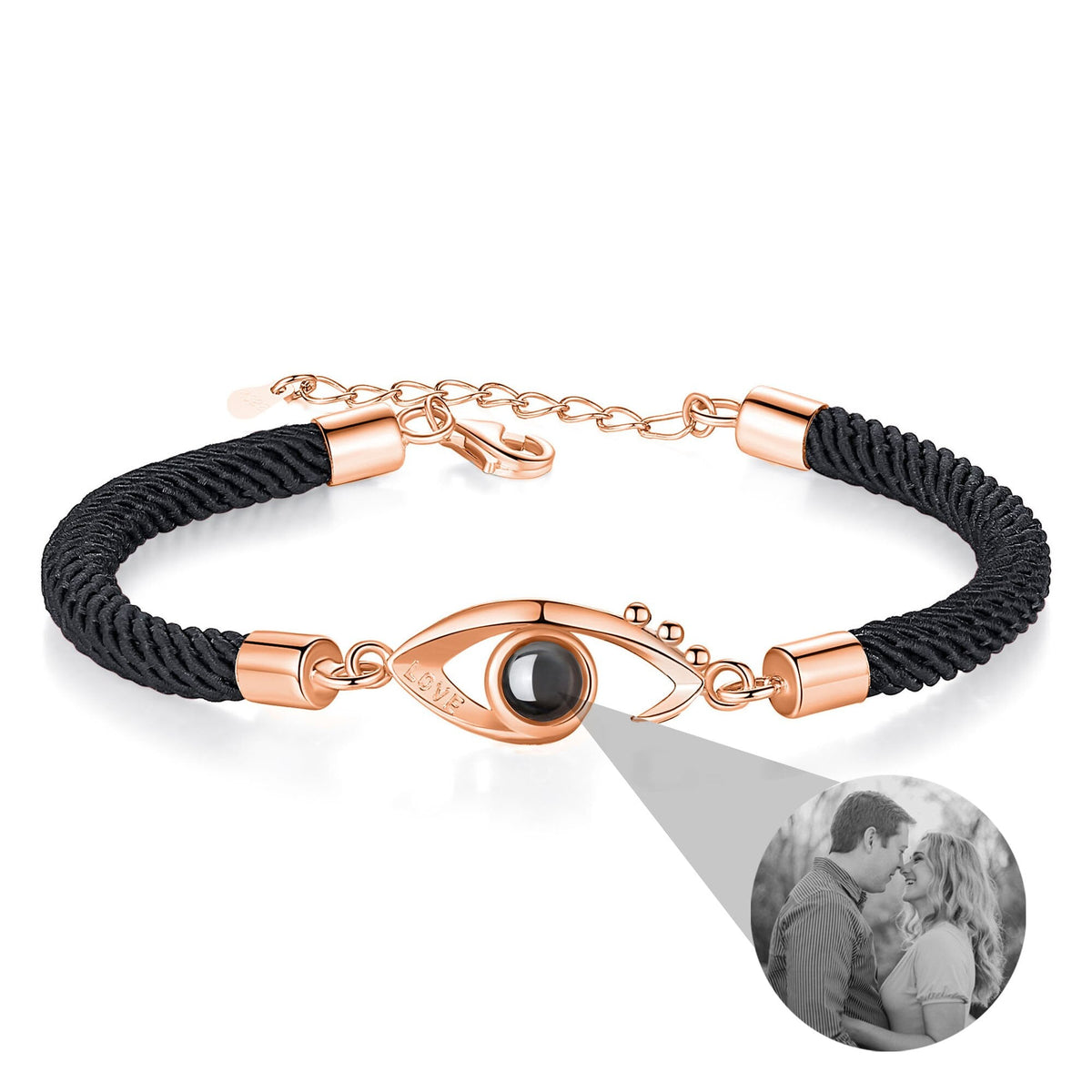 Customizable Photo EyesCircle Photo Bracelet Personalized Custom Photo Couple Bracelet - MERGE.DAY.1.FREESTYLE