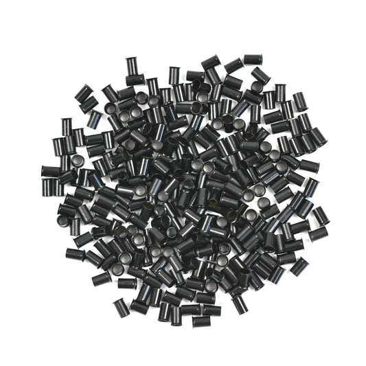 1000 Pcs Micro Ring Links Beads 3.4*6mm 3 Colors Flare Euro Lock Copper Tubes for I Tip Hair Extension Tools - MERGE.DAY.1.FREESTYLE