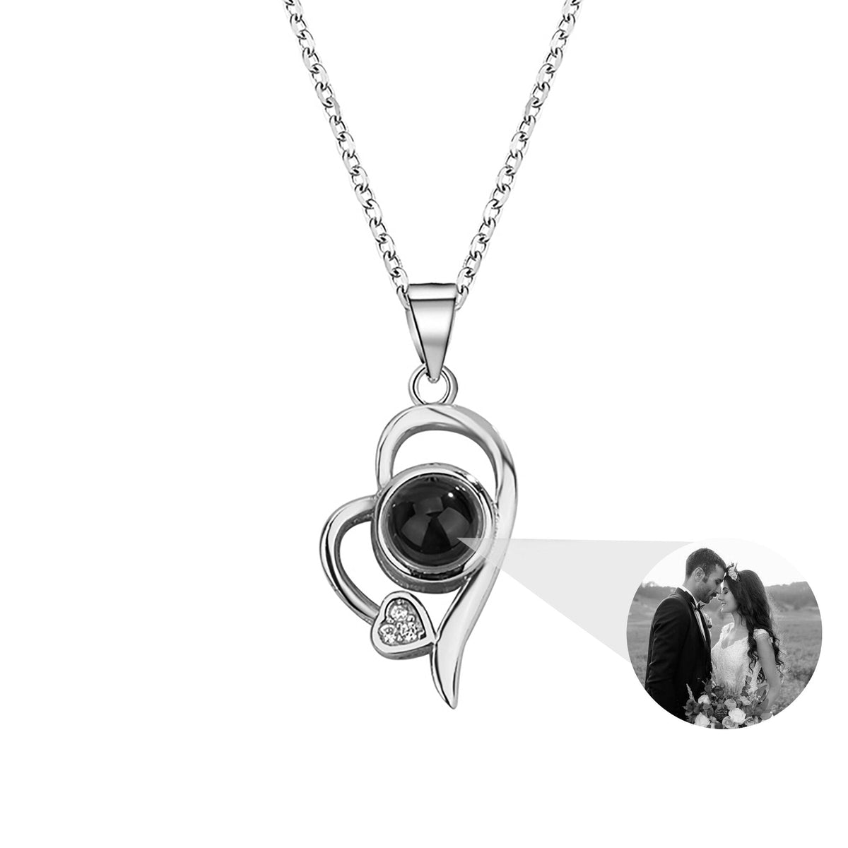 Customized photo projection necklace Couple Romantic Cute Accessories - MERGE.DAY.1.FREESTYLE