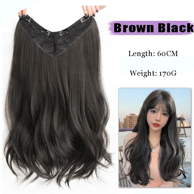 AOSI Part Synthetic Clip In Hair Extension Long Thick Curly Natural Blonde Flase Hair Hairpieces For Women Heat Resistant - MERGE.DAY.1.FREESTYLE