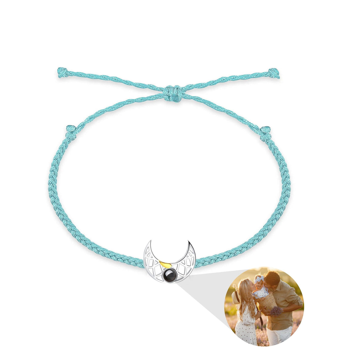 Customizable Photo Sun Moon Bracelet Stainless Steel Couple Bracelet - MERGE.DAY.1.FREESTYLE