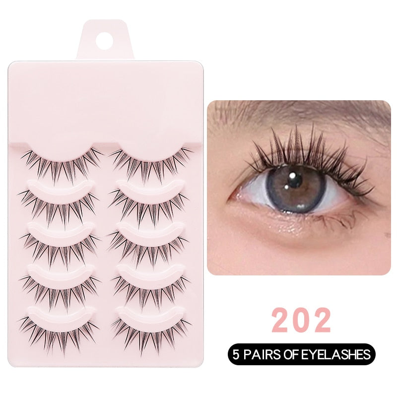 Manga Lashes Soft Natural Eyelashes Thick False Eyelashes - MERGE.DAY.1.FREESTYLE