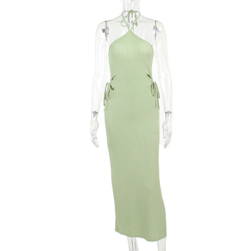 Knitted Long Sleeve Slim Mini Fairycore Slash Neck Dress - MERGE.DAY.1.FREESTYLE