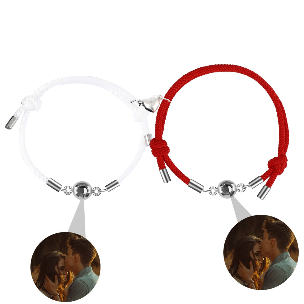 Custom Projection Braided Bracelet Personalized Photo Bracelet Custom Jewelry - MERGE.DAY.1.FREESTYLE