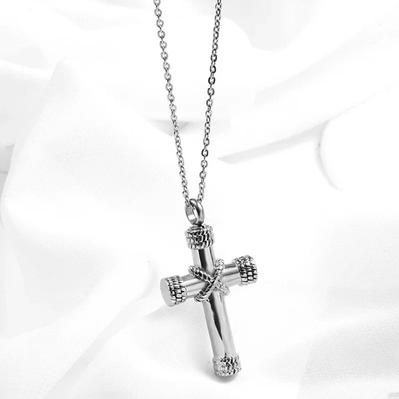 Saint St. Benedict Jesus Cross Pendant Necklace Christian Catholic Amulet - MERGE.DAY.1.FREESTYLE