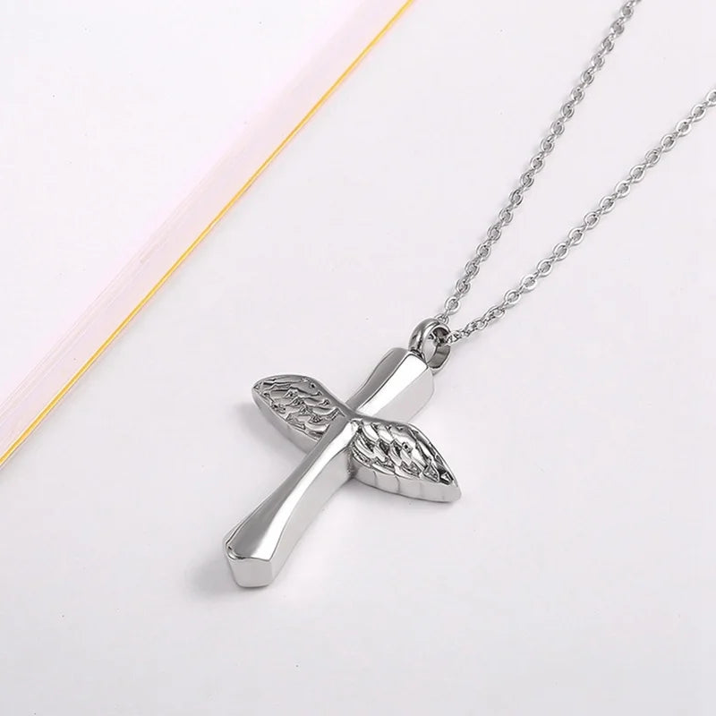 Saint St. Benedict Jesus Cross Pendant Necklace Christian Catholic Amulet - MERGE.DAY.1.FREESTYLE