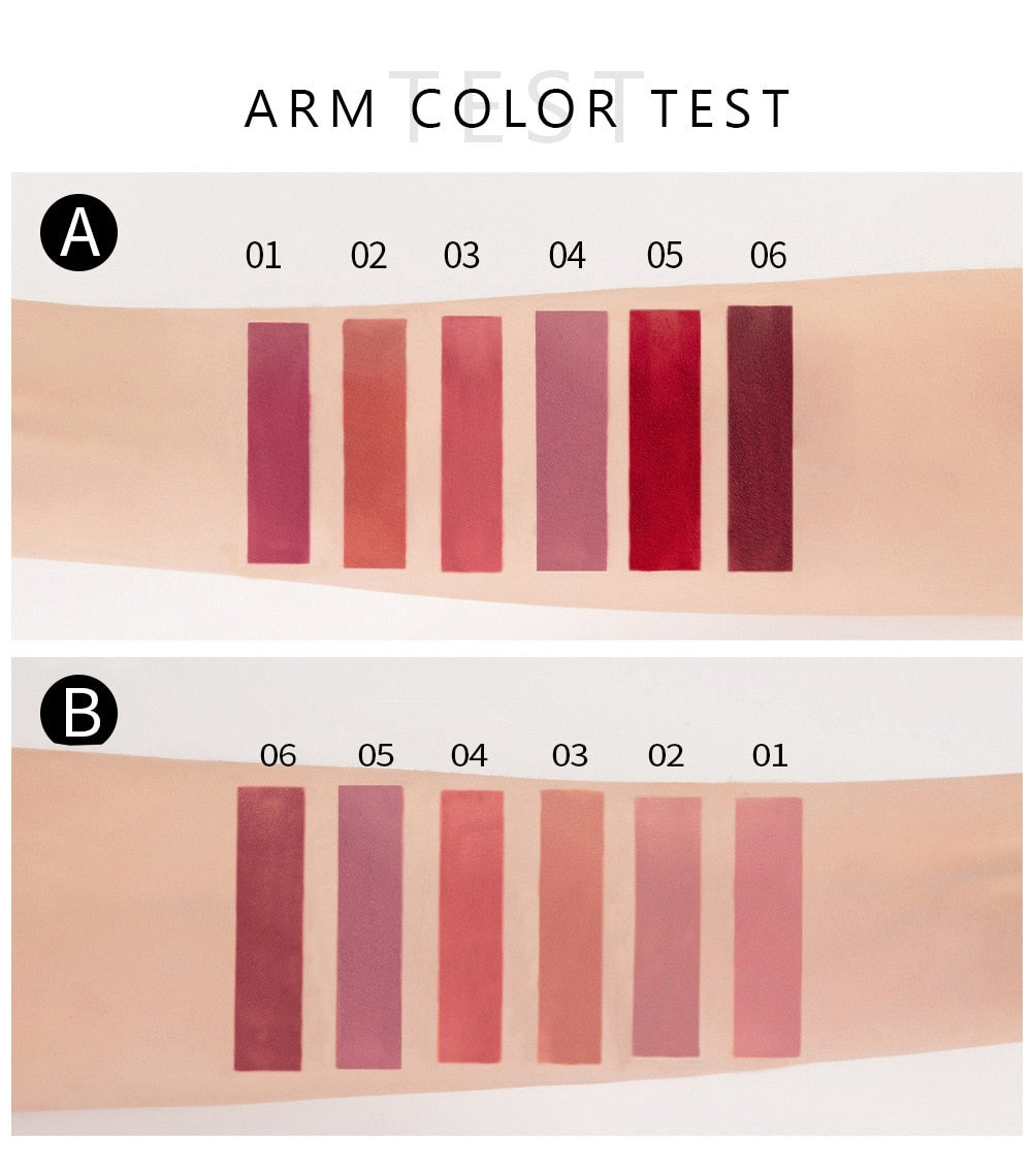 Liquid Lipstick Set Ultra Matte Velvet Waterproof Long Lasting Lip Glosses Nude Makeup Cosmetic Kit - MERGE.DAY.1.FREESTYLE