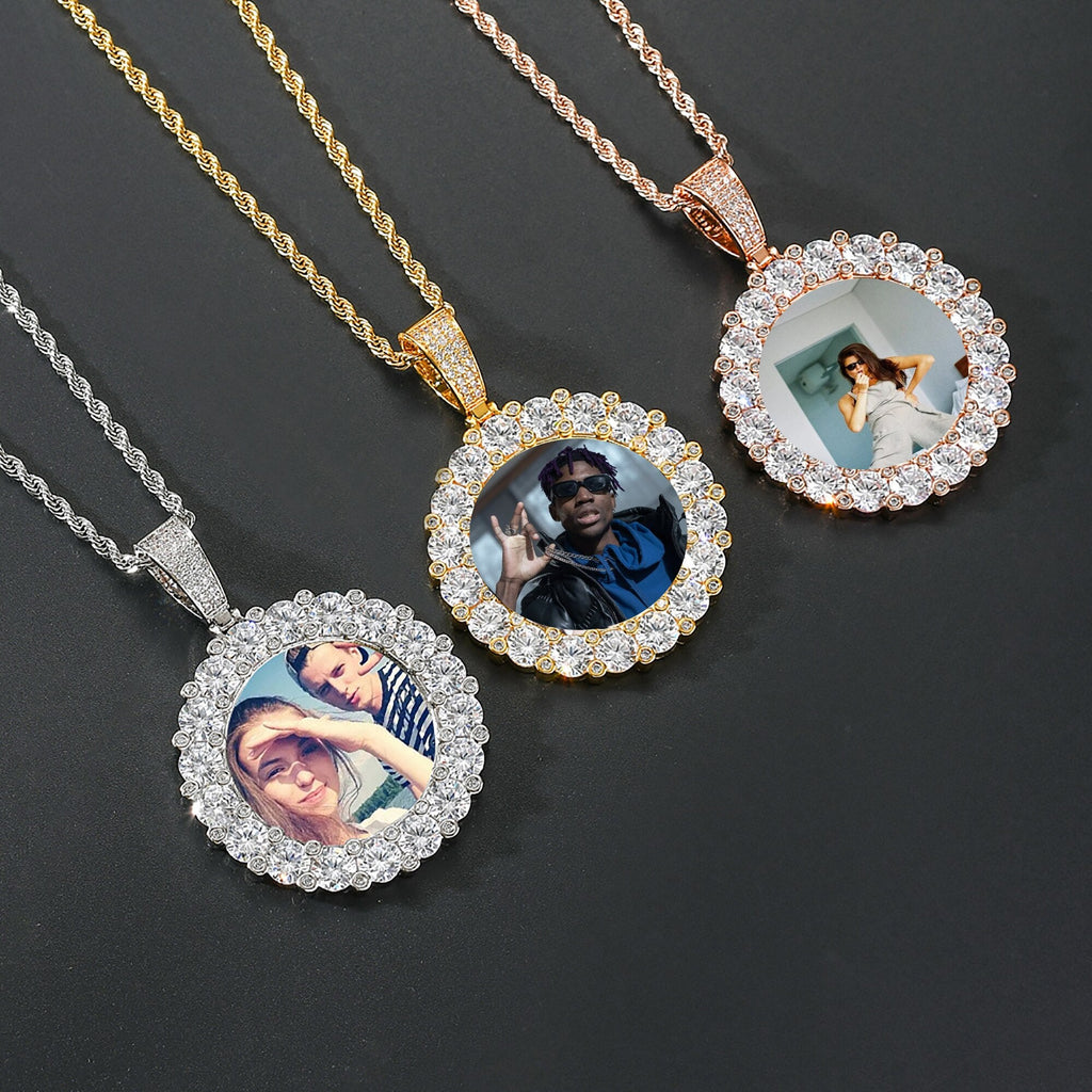 Customizable photoMen's Fashion Inlaid Exquisite Micro-dense Zircon Hip Hop Rock Party - MERGE.DAY.1.FREESTYLE
