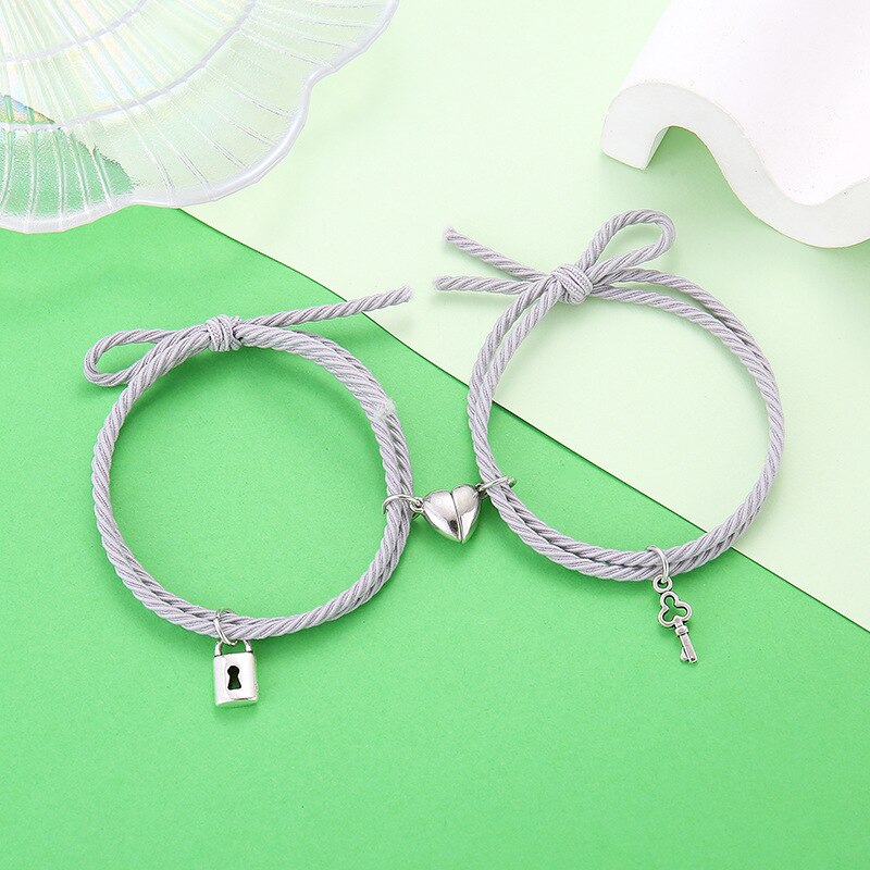 Magnet Paired Couple Bracelet For Lovers Distance Bracelet For Women Men - MERGE.DAY.1.FREESTYLE