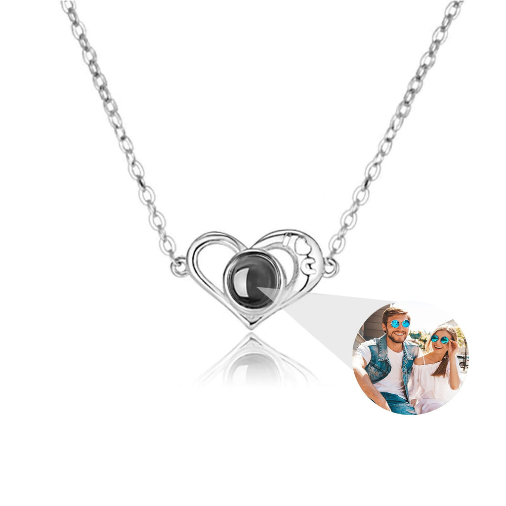 Love projection necklace with customizable photos memory of love Valentin - MERGE.DAY.1.FREESTYLE
