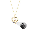 letter necklace Simple Heart Shaped Photo Custom Projection Necklace - MERGE.DAY.1.FREESTYLE