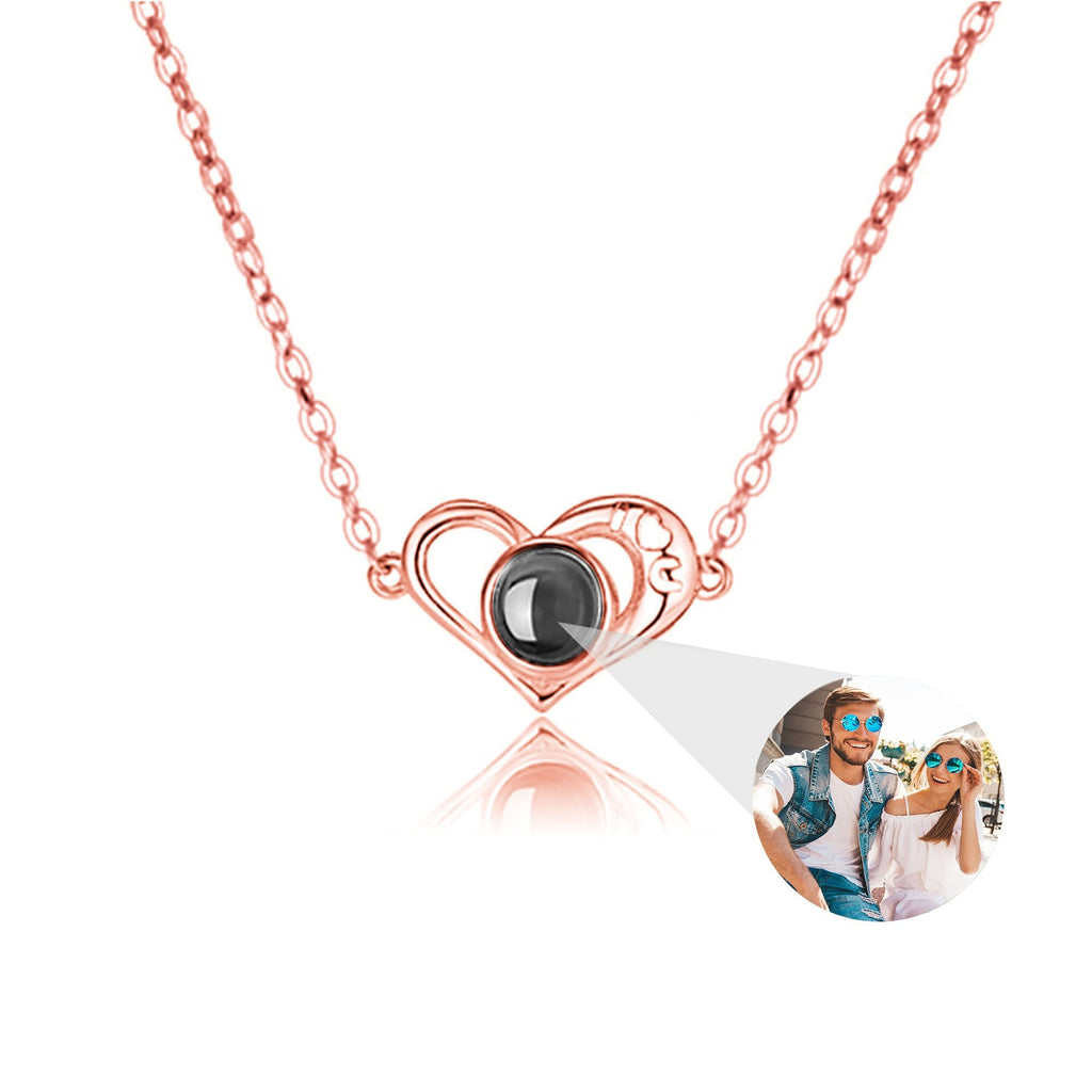 Love projection necklace with customizable photos memory of love Valentin - MERGE.DAY.1.FREESTYLE