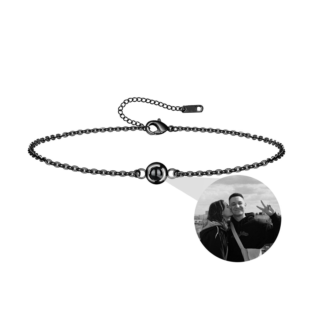 Customizable Photo Titanium Steel Woven Bracelet is About Color Projection Photos - MERGE.DAY.1.FREESTYLE