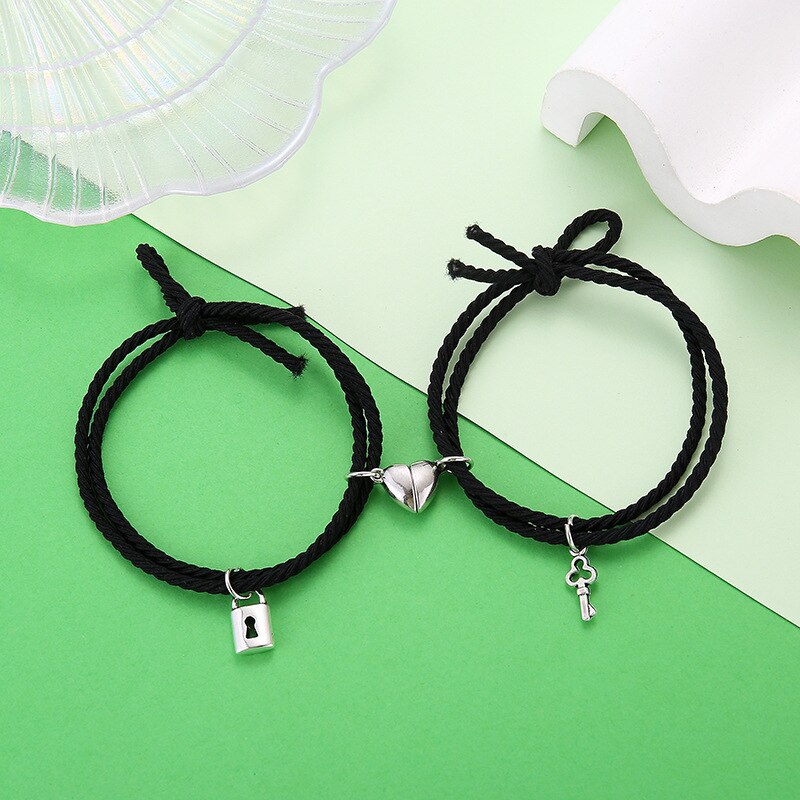 Magnet Paired Couple Bracelet For Lovers Distance Bracelet For Women Men - MERGE.DAY.1.FREESTYLE