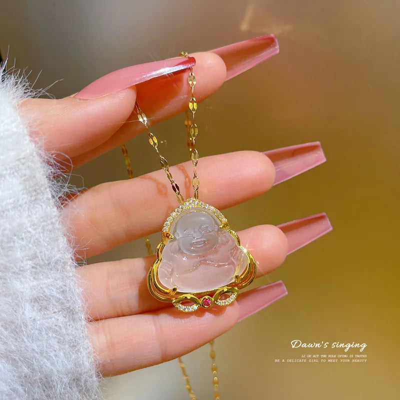 Jade Buddha Pendant - MERGE.DAY.1.FREESTYLE